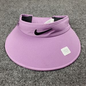 Nike Golf Visor RZN Vapor Wide Bill Performance Hat Adjustable Lavender Purple